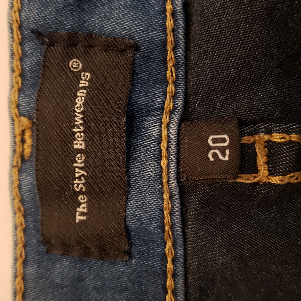 Size 20 the style between us distressed skinny jeans    F9 - Picture 5 of 8